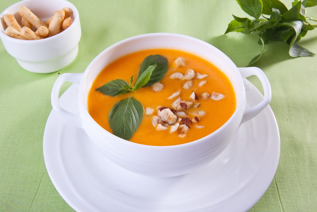Суп-пюре тыквенный на сливках - рецепт нежного супа